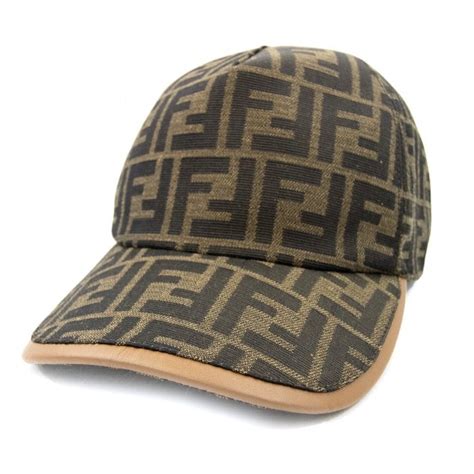 fendi print cap sale